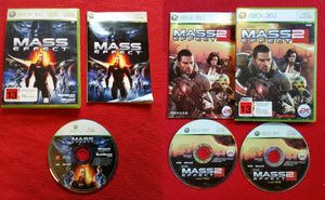 Mass Effect + Mass Effect 2 - XBOX360 Games