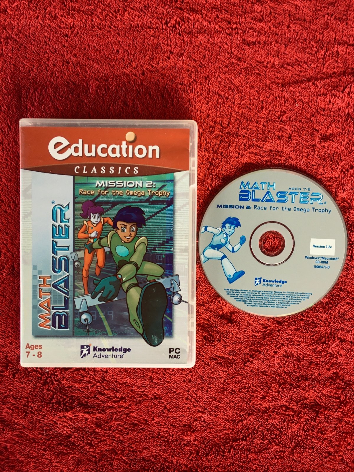 Math Blaster Mission 2: Race for the Omega Trophy - PC Game - PC games, Kids and educational - Level Up Gaming NZ