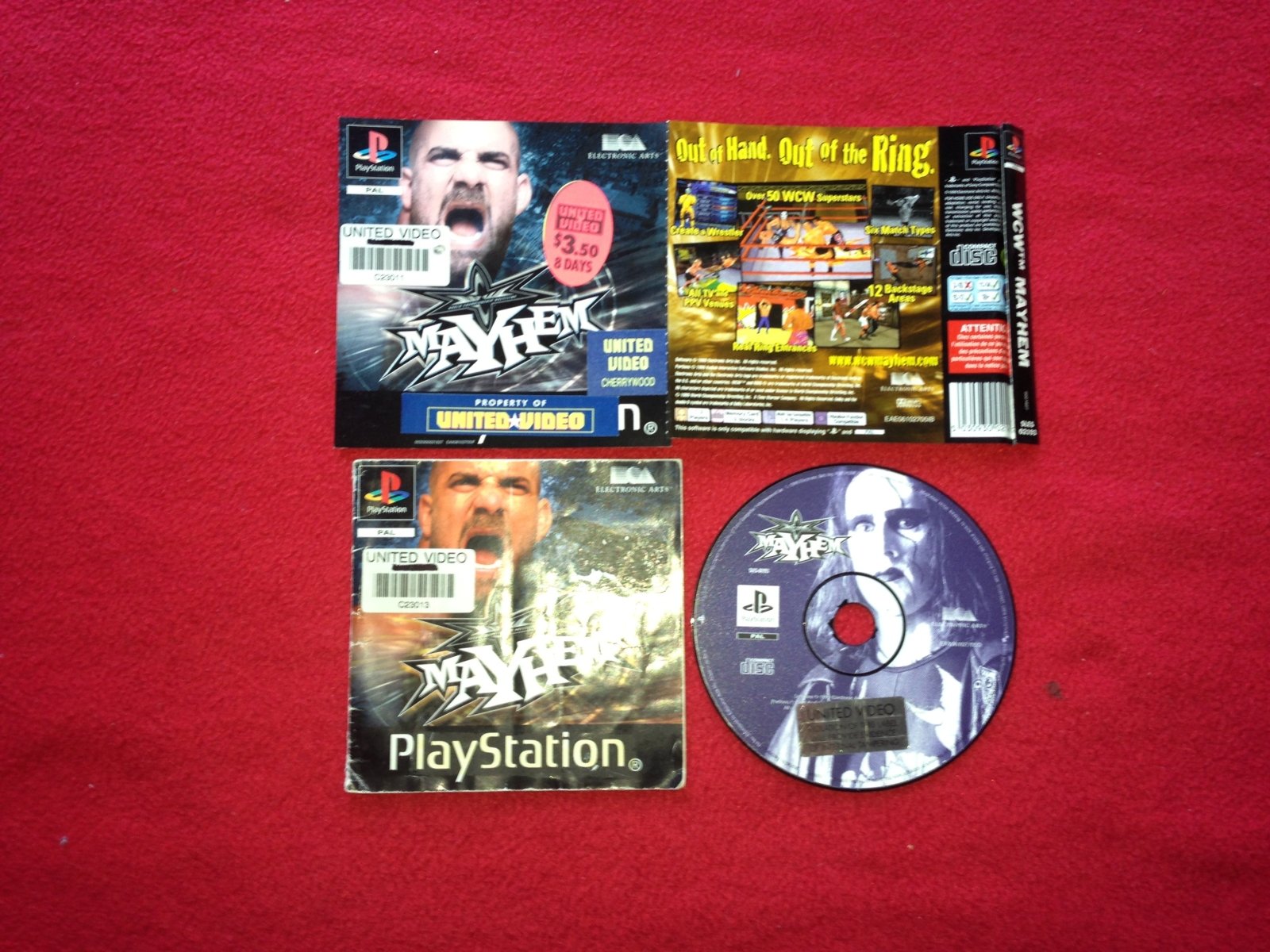 WCW Mayhem - PS1 Game - PlayStation, Games, Fighting - Level Up Gaming NZ