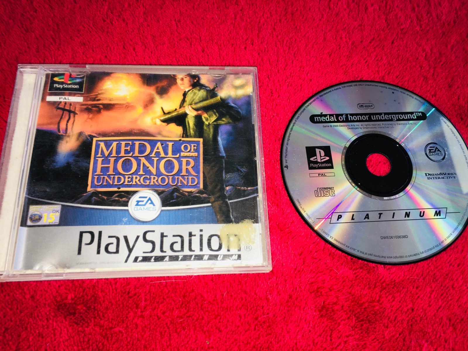 Medal of Honor Underground - PS1 Game - PlayStation, Games, Shooter - Level Up Gaming NZ