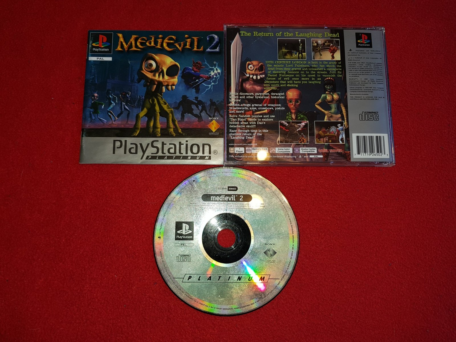MediEvil 2 - RARE PS1 Game - PlayStation, Games, Action and adventure - Level Up Gaming NZ