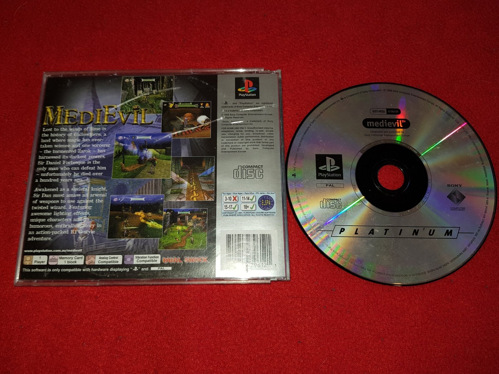 MediEvil - RARE PS1 Game - PlayStation, Games, Action and adventure - Level Up Gaming NZ