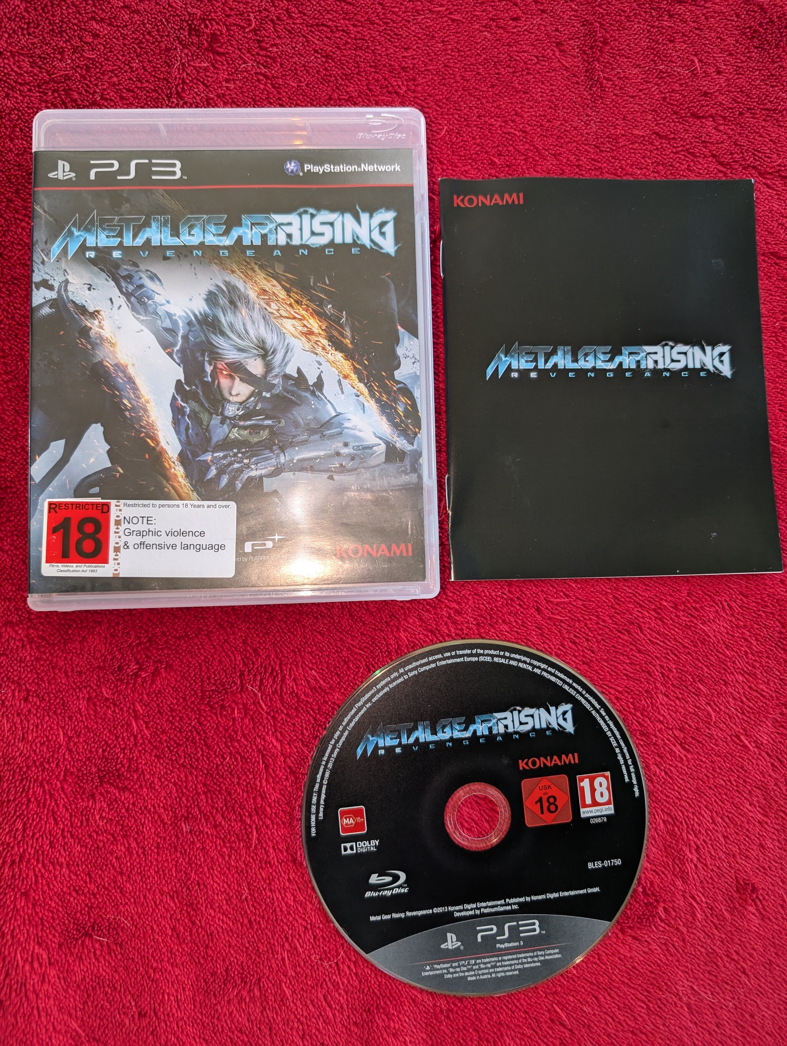 Metal Gear Rising: Revengeance - RARE PS3 Game - PlayStation 3, Games, Action and adventure - Level Up Gaming NZ