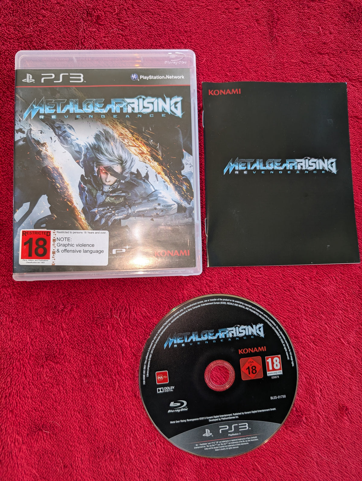 Metal Gear Rising: Revengeance - RARE PS3 Game - PlayStation 3, Games, Action and adventure - Level Up Gaming NZ
