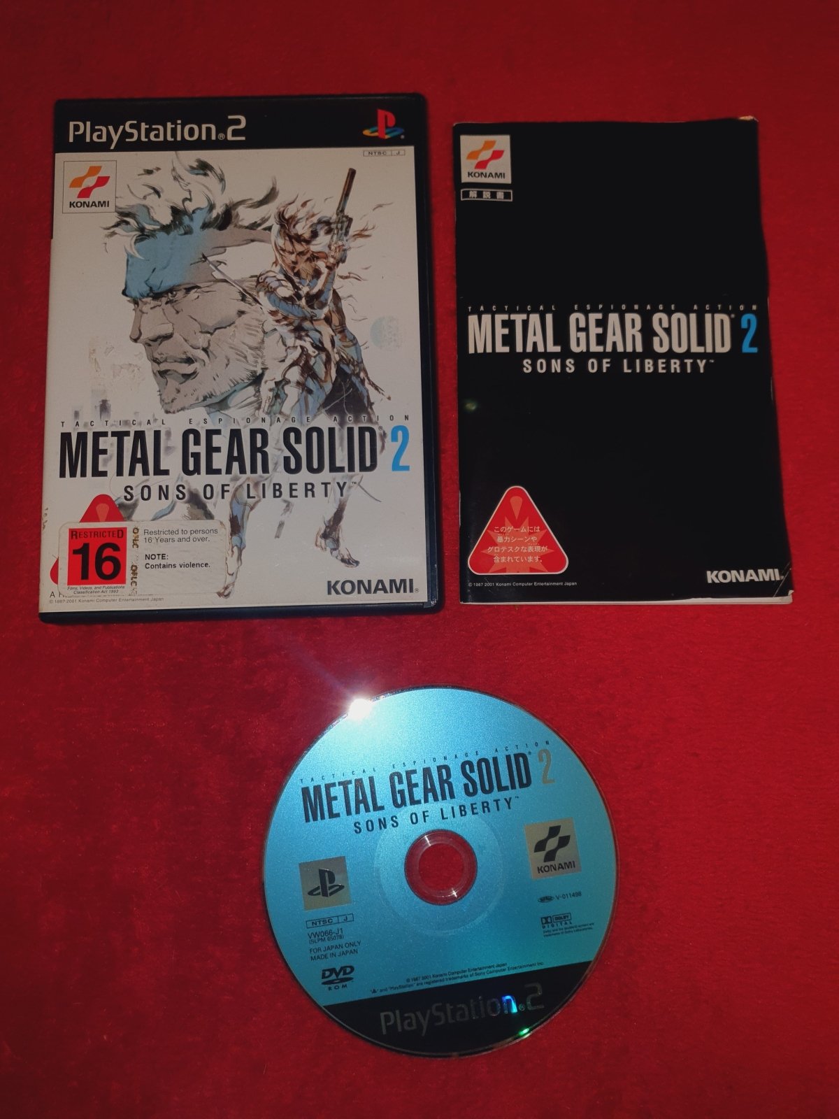 Metal Gear Solid 2: Sons of Liberty - NTSC - J PS2 Game - PlayStation 2, Games, Shooter - Level Up Gaming NZ