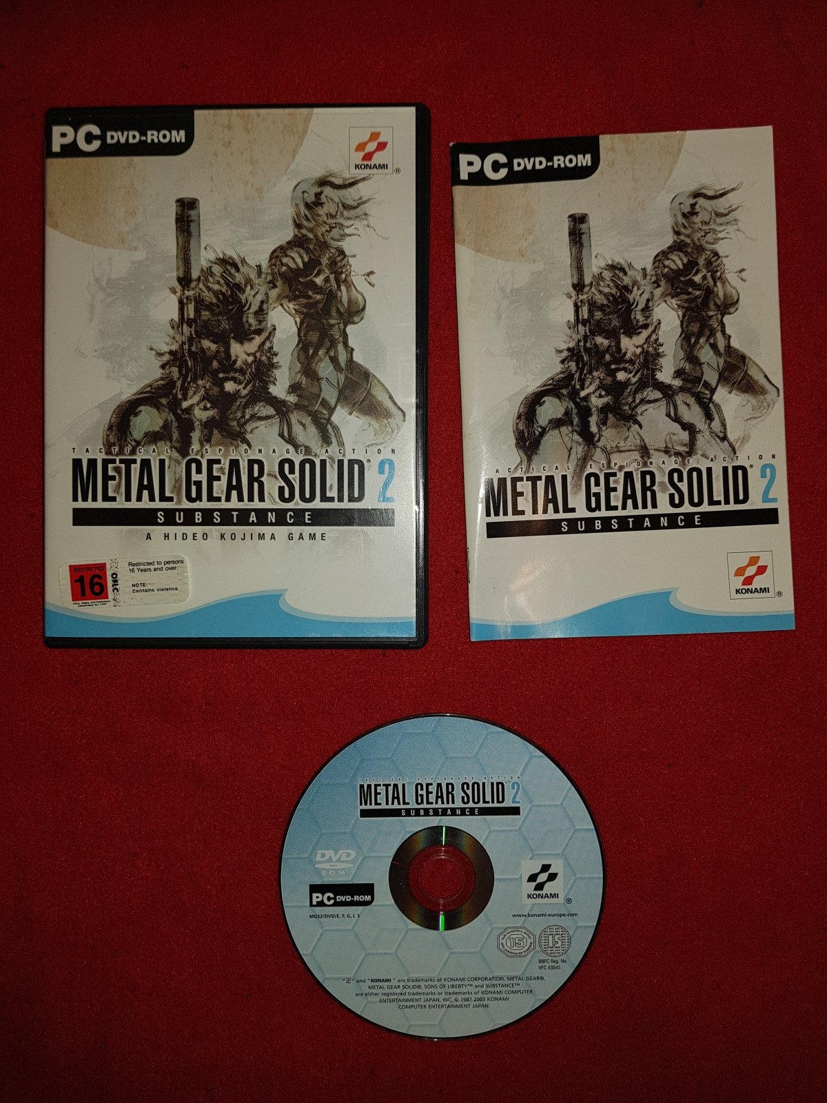 Metal Gear Solid 2: Substance - RARE PC Game - PC games, Shooter - Level Up Gaming NZ