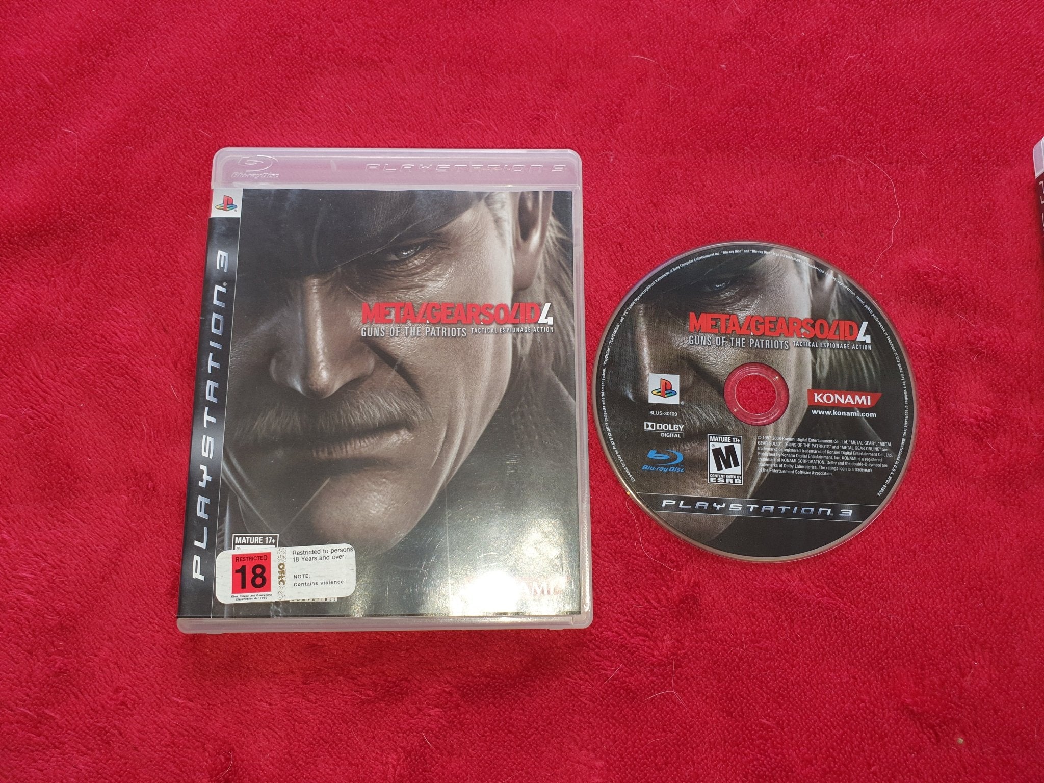 Metal Gear Solid 4 - 9.5/10! PS3 Game - PlayStation 3, Games, Shooter - Level Up Gaming NZ