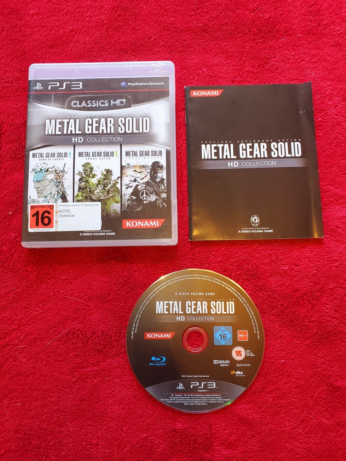 Metal Gear Solid HD Collection - VERY RARE PS3 Game - PlayStation 3, Games, Shooter - Level Up Gaming NZ