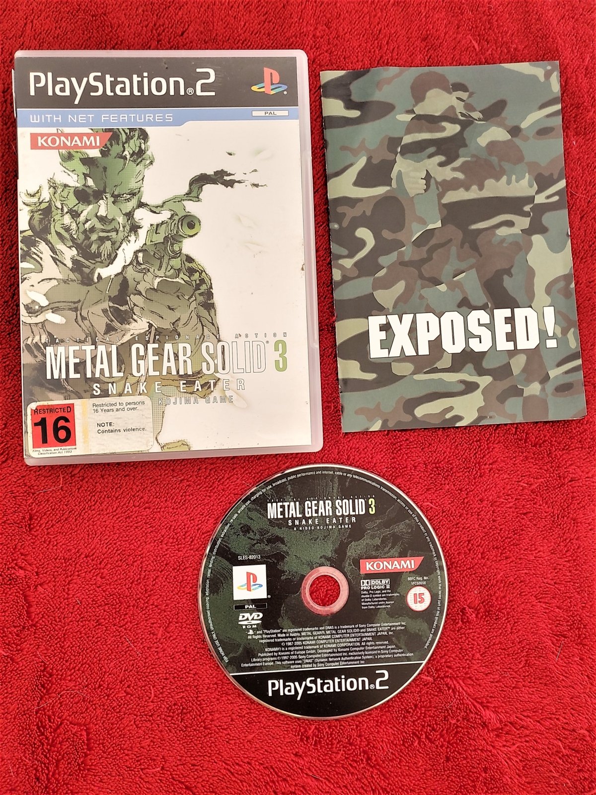 Metal Gear Solid 3: Snake Eater - RARE PS2 Game - PlayStation 2, Games, Shooter - Level Up Gaming NZ