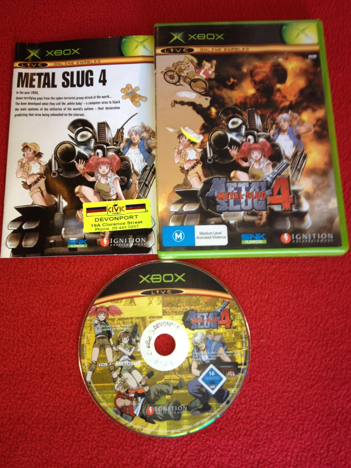 Metal Slug 4 - XBOX Game - Xbox, Games, Action and adventure - Level Up Gaming NZ
