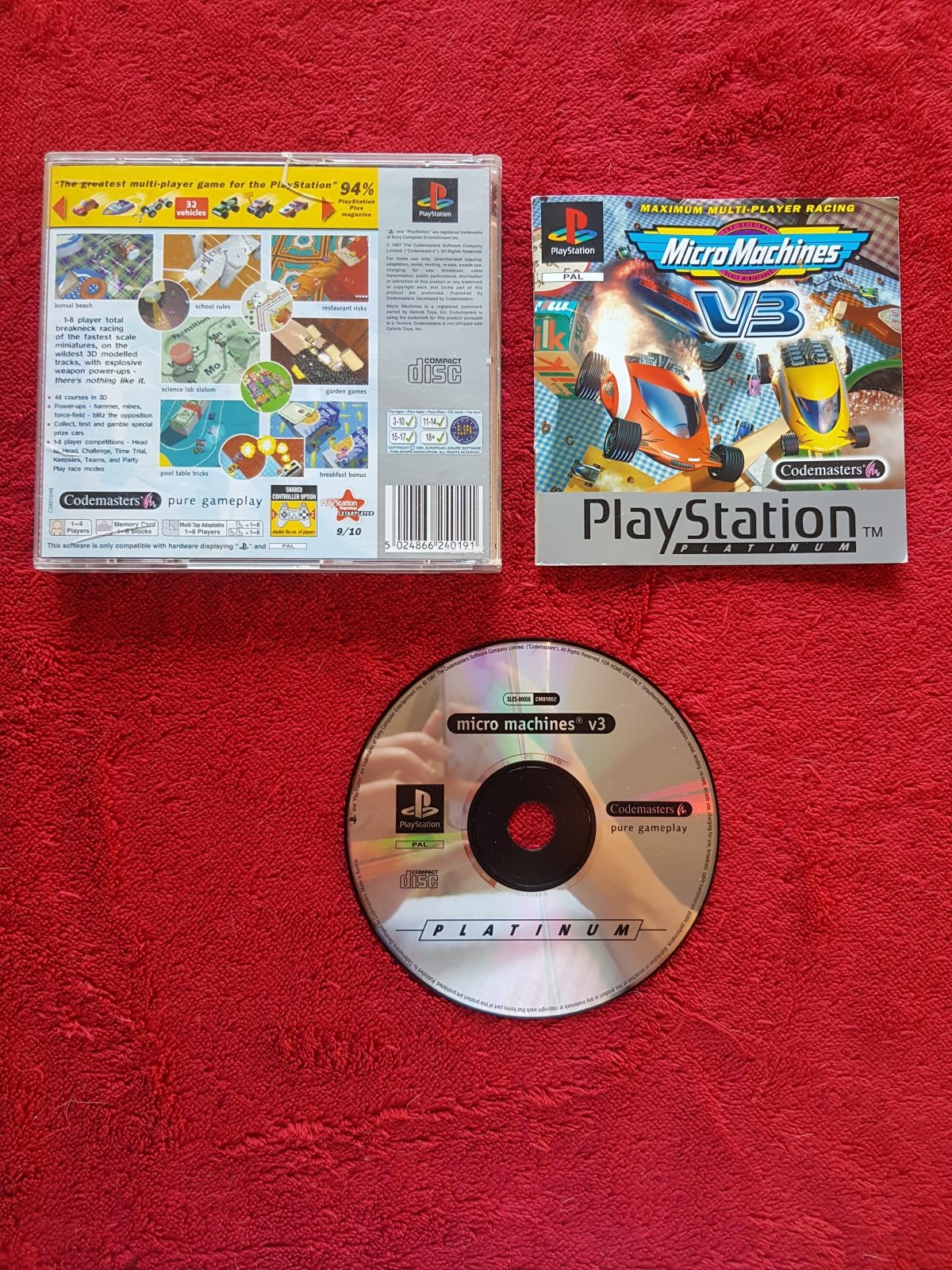 Micro Machines V3 - PS1 Game - PlayStation, Games, Driving and racing - Level Up Gaming NZ