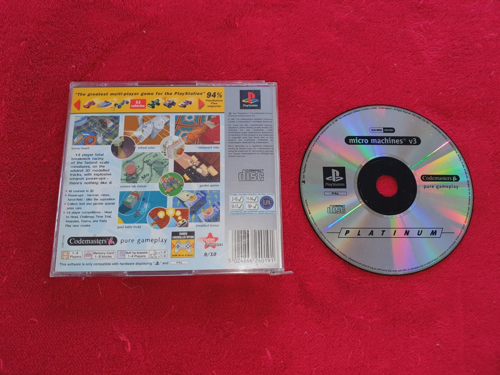 Micro Machines V3 - PS1 Game - PlayStation, Games, Driving and racing - Level Up Gaming NZ