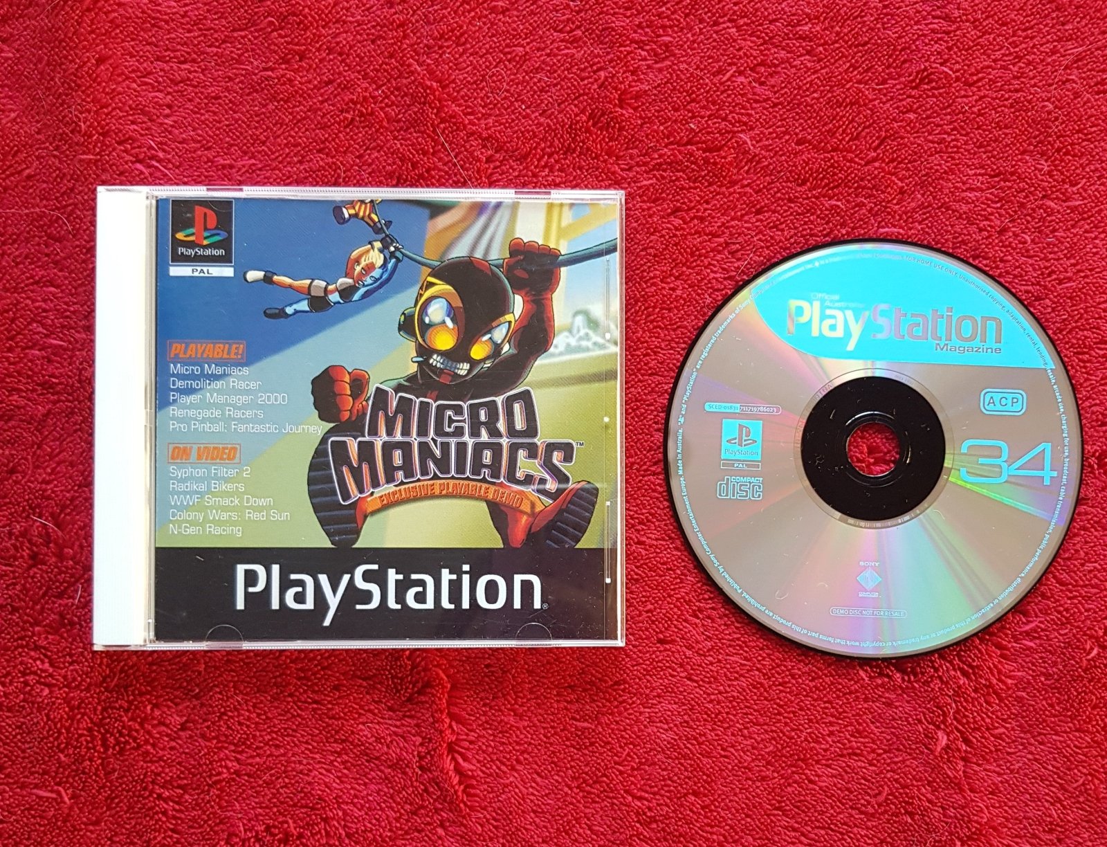 Micro Maniacs and Other Demos: Playstation Magazine 34 - PS1 Game Demo - PlayStation, Games, Action and adventure - Level Up Gaming NZ