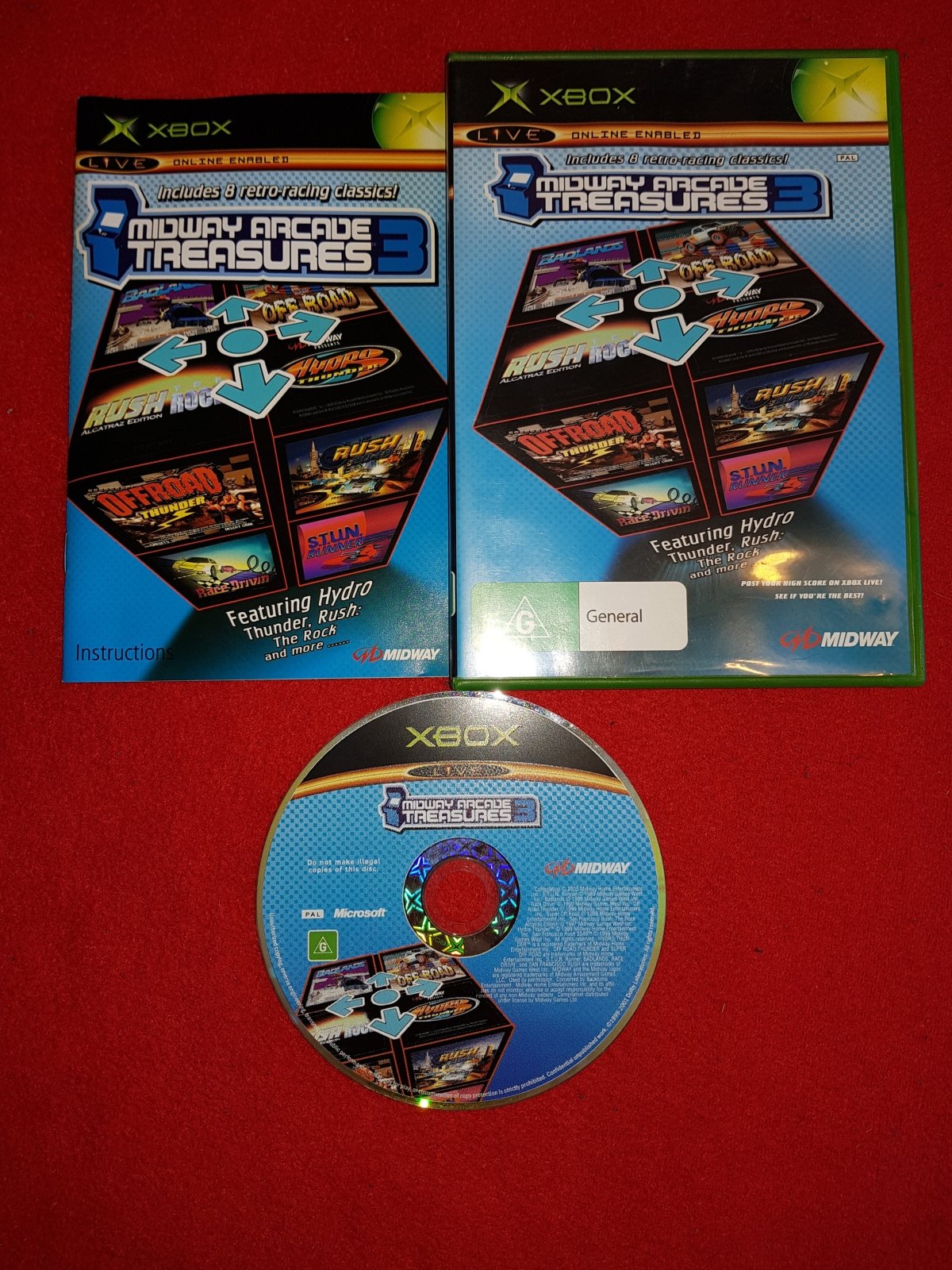 Midway Arcade Treasures 3 - XBOX Game - Xbox, Games, Driving and racing - Level Up Gaming NZ