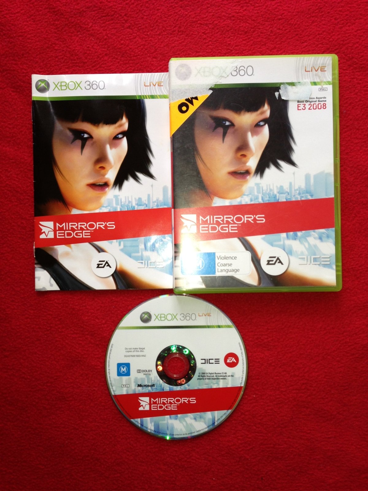 Mirror's Edge - XBOX360 Game - Xbox 360, Games, Action and adventure - Level Up Gaming NZ