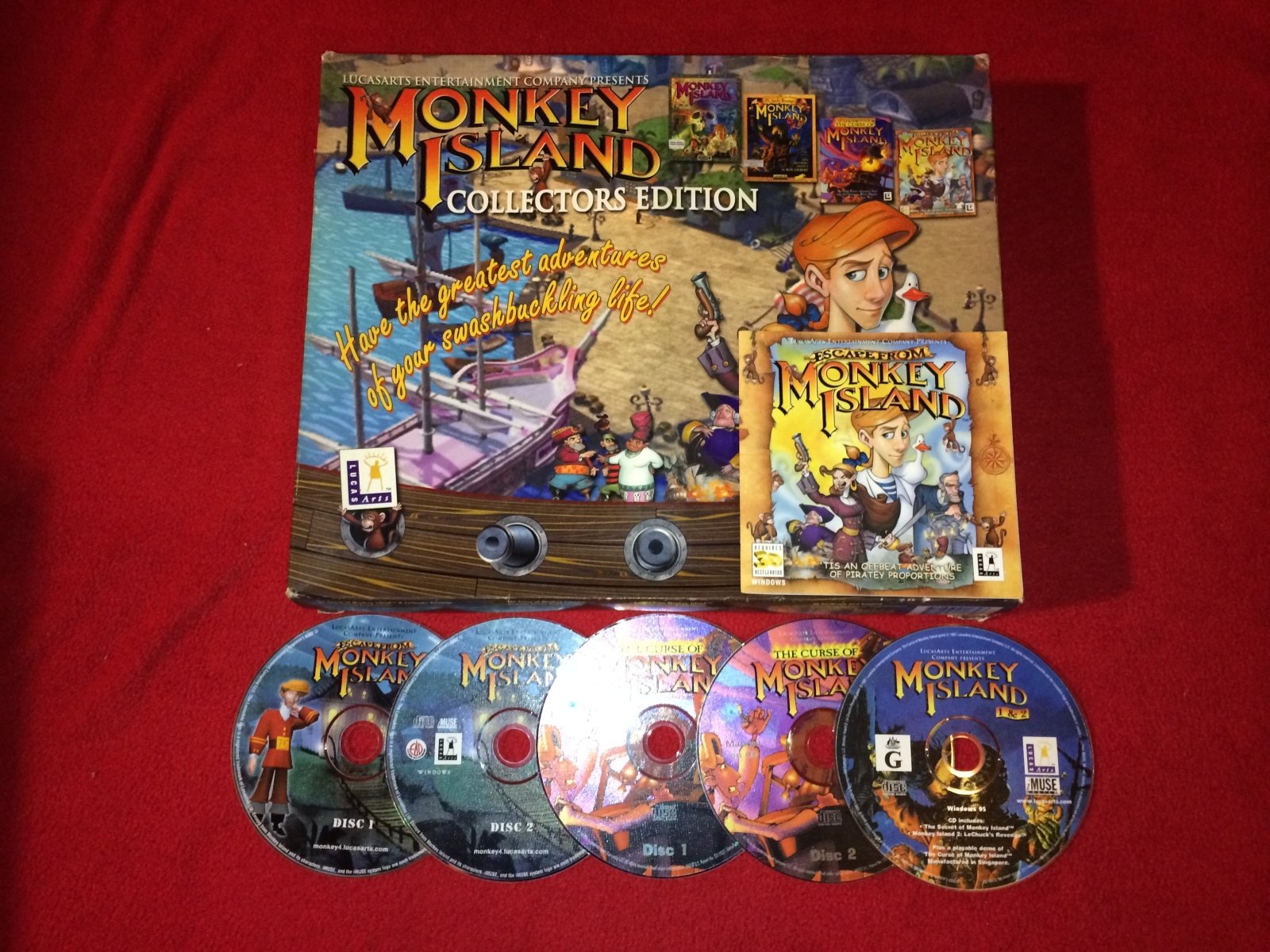 Monkey Island: Collector's Ed - RARE + BOXED - PC games, Action and adventure - Level Up Gaming NZ