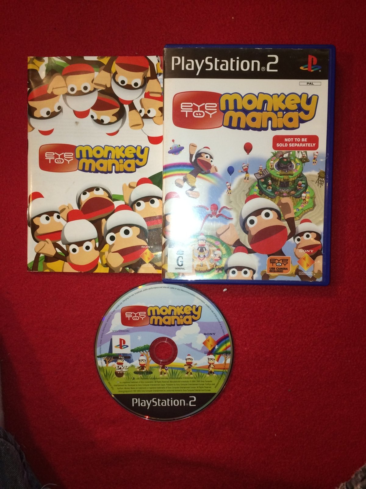 EyeToy: Monkey Mania - EyeToy Camera PS2 Game - PlayStation 2, Games, Music and party - Level Up Gaming NZ