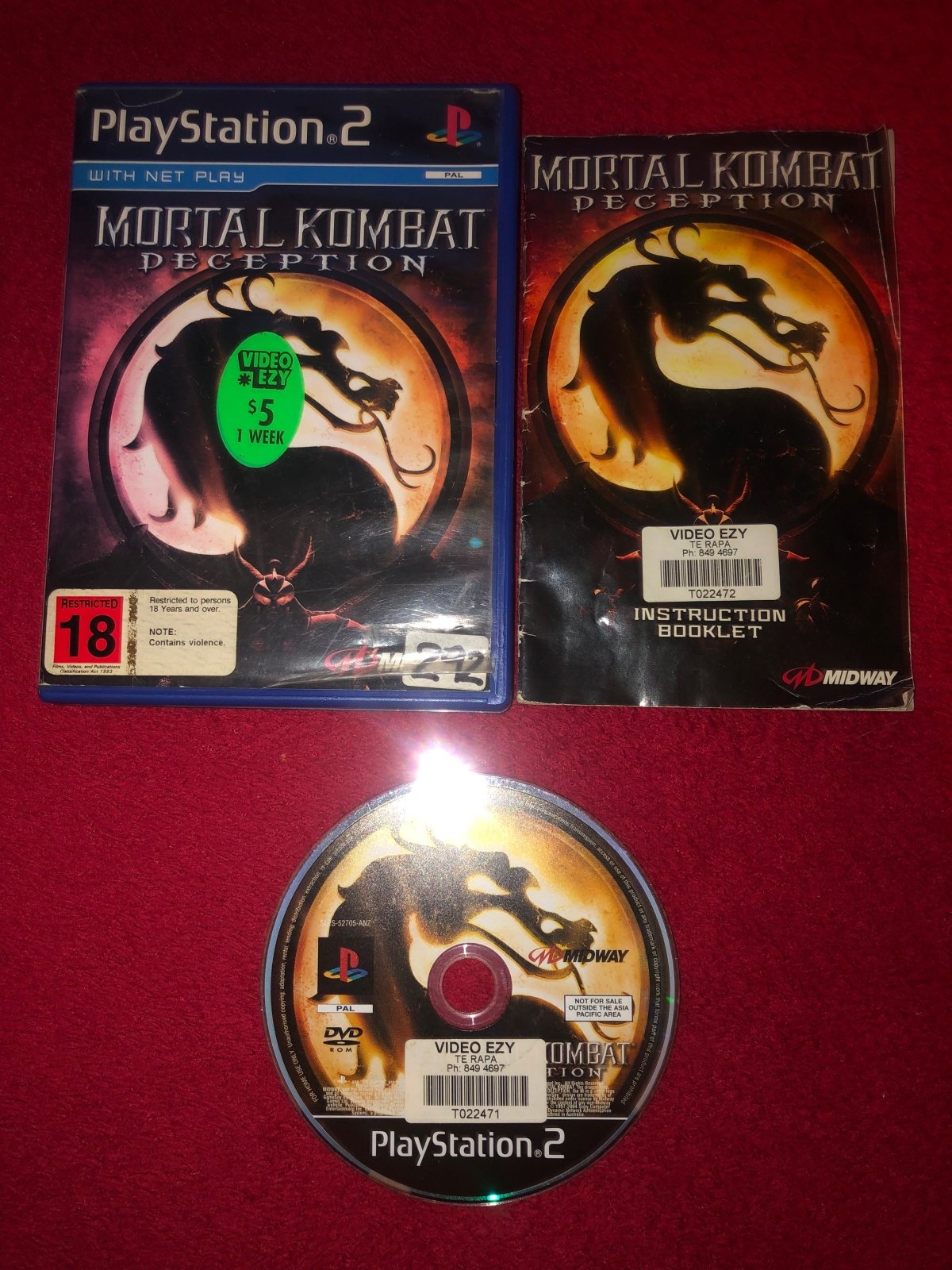 Mortal Kombat: Deception - 8.5/10! PS2 Game - PlayStation 2, Games, Fighting - Level Up Gaming NZ