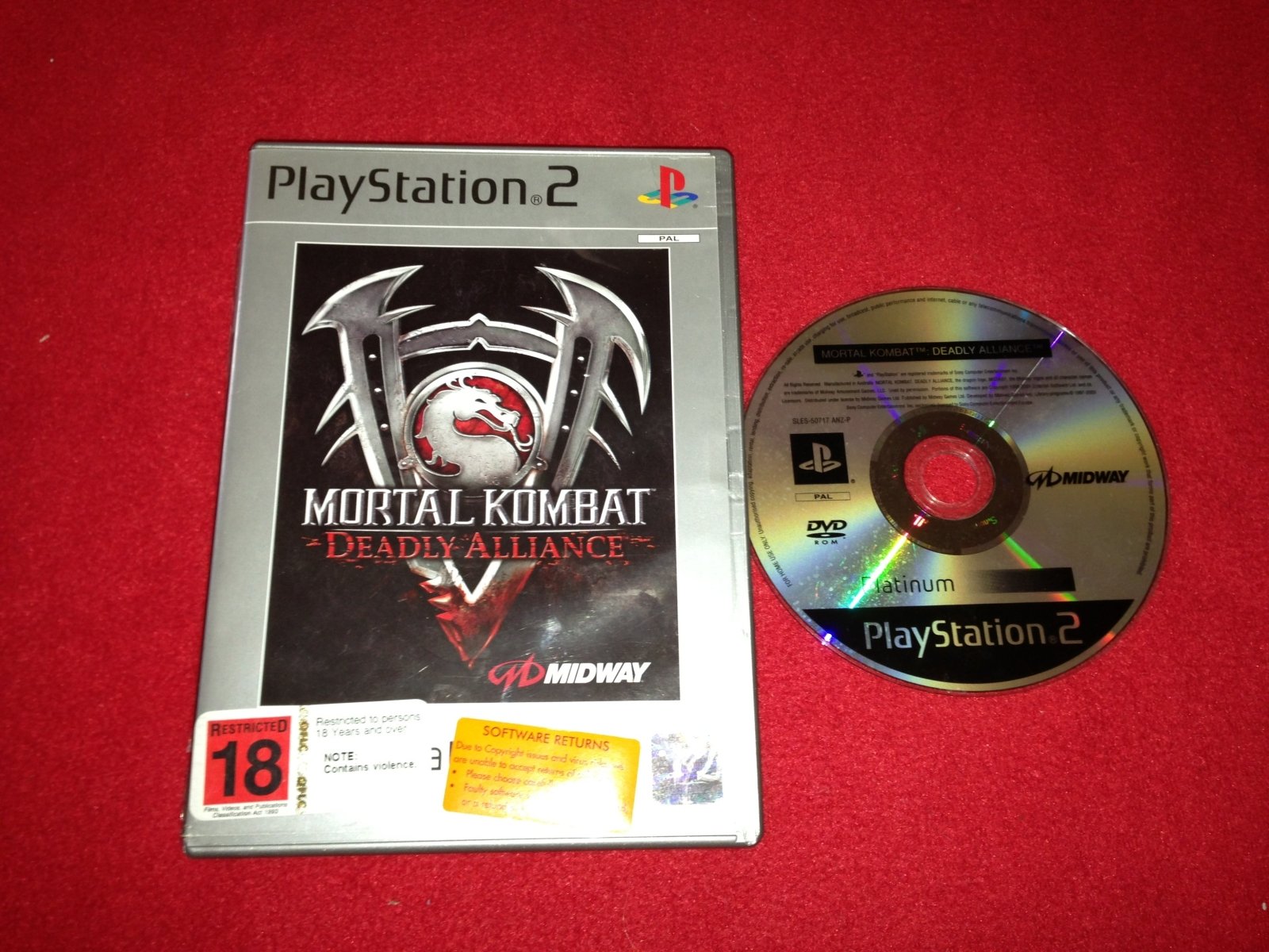 Mortal Kombat: Deadly Alliance - PS2 Game - PlayStation 2, Games, Fighting - Level Up Gaming NZ