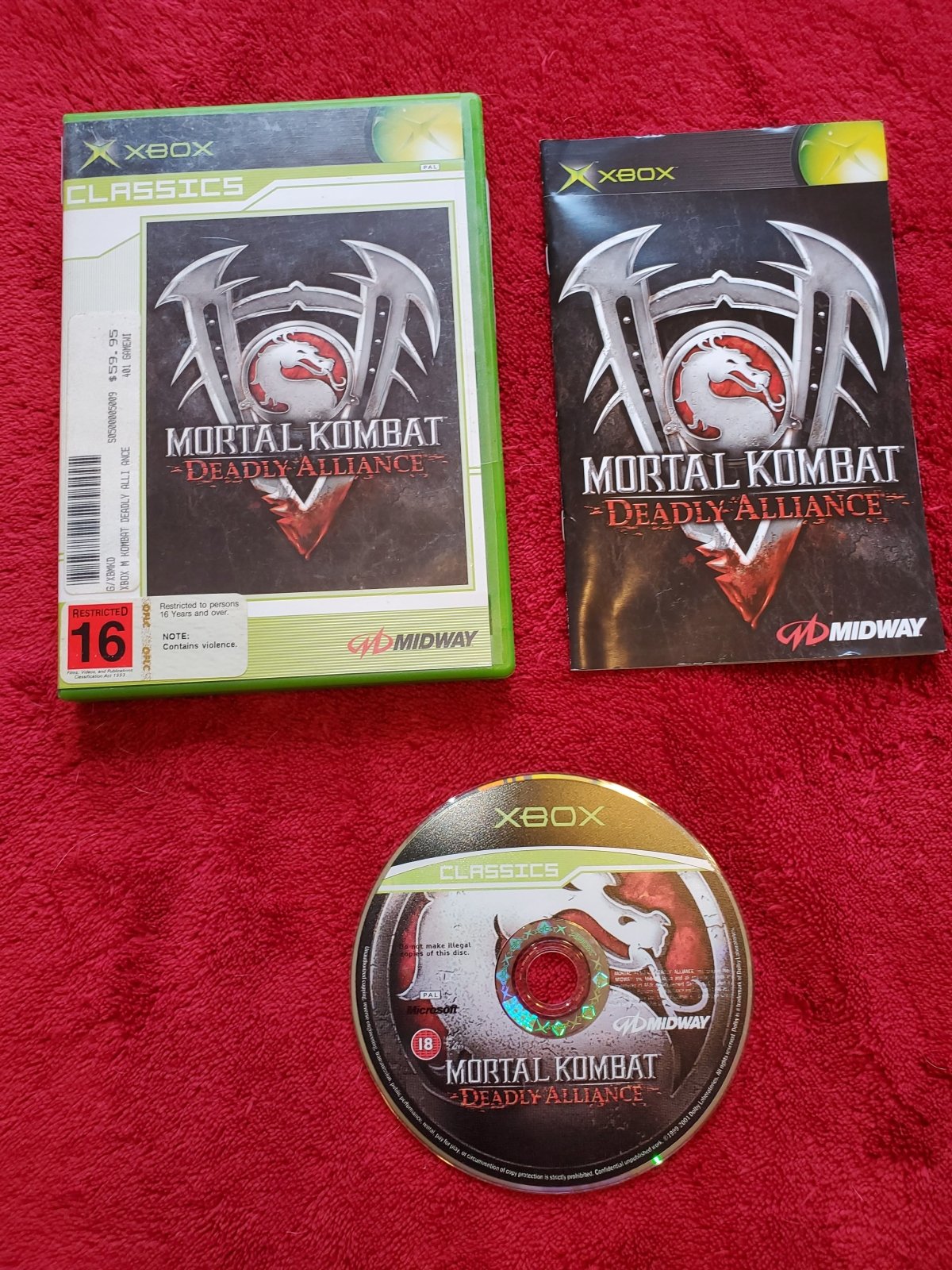 Mortal Kombat: Deadly Alliance - XBOX Game - Xbox, Games, Fighting - Level Up Gaming NZ