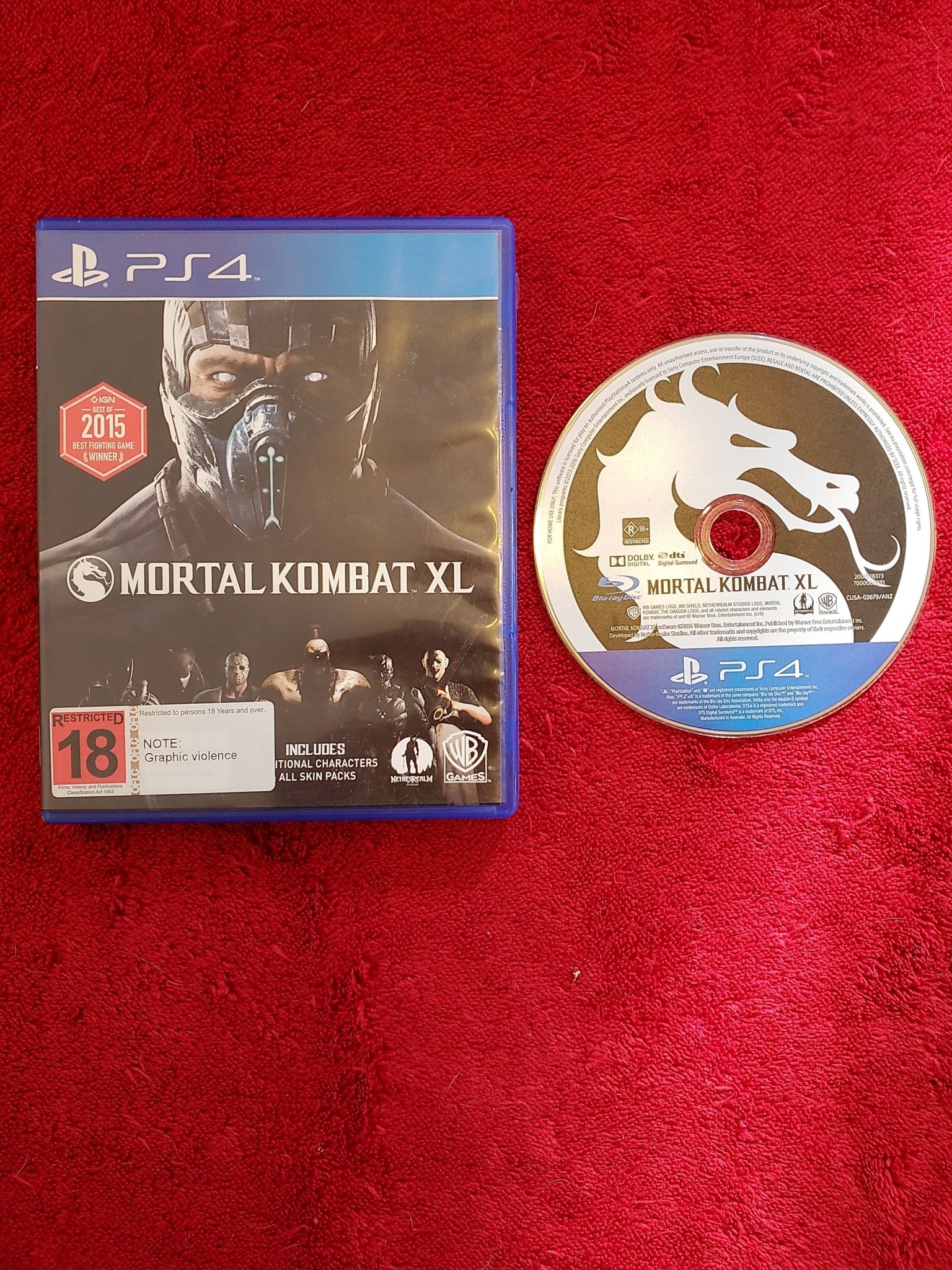 Mortal Kombat XL - PS4 Game - PS4 - PlayStation 4, Games - Level Up Gaming NZ
