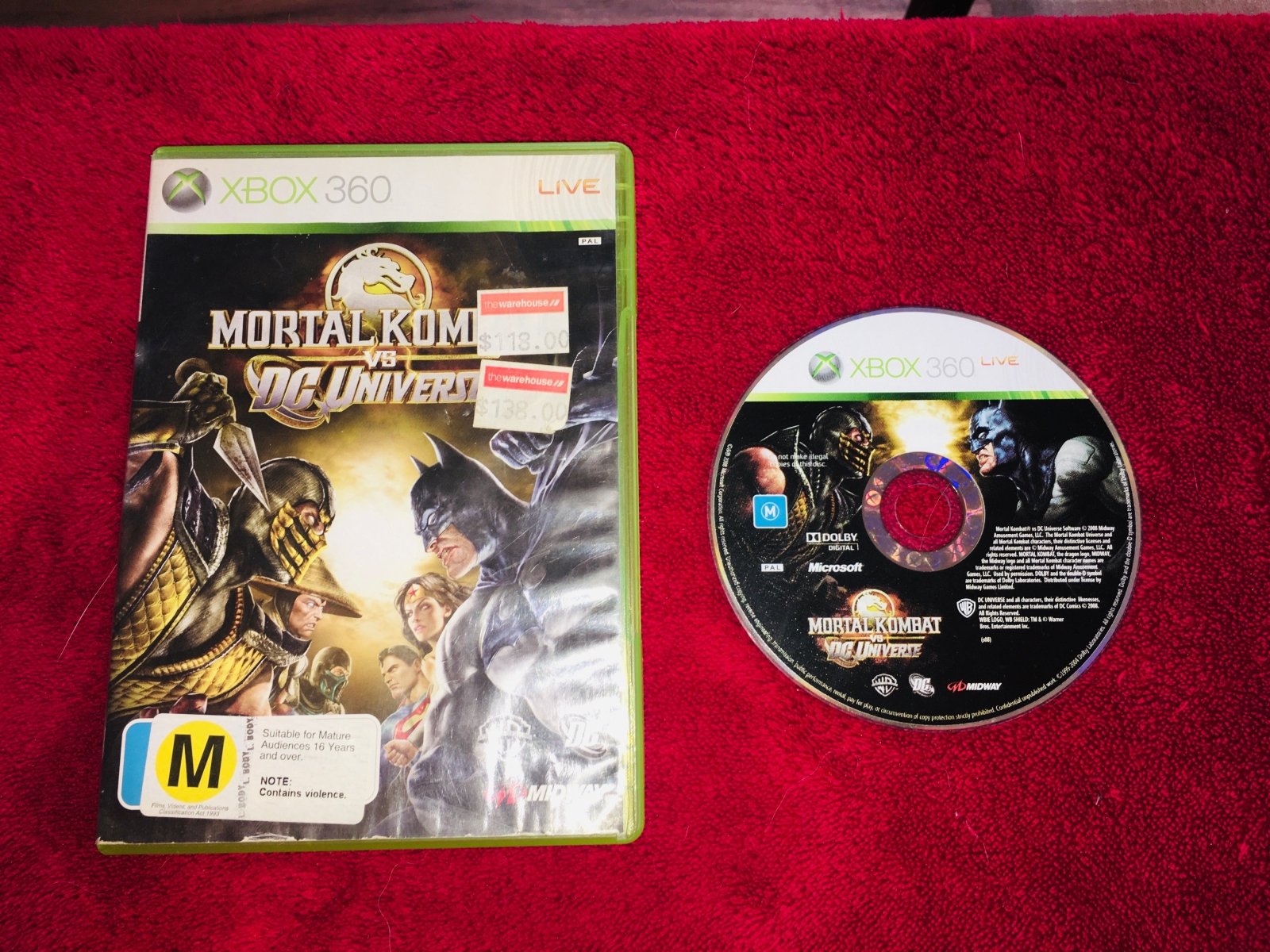 Mortal Kombat vs. DC Universe - XBOX360 Game - Xbox 360, Games, Fighting - Level Up Gaming NZ