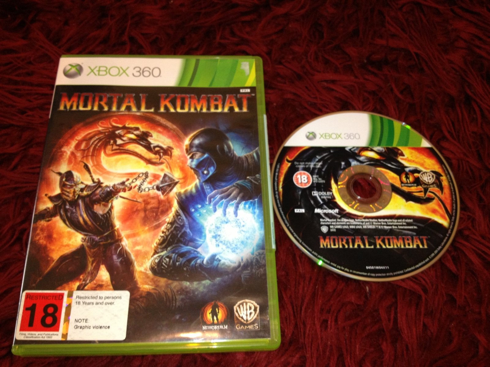 Mortal Kombat - XBOX360 Game - Xbox 360, Games, Fighting - Level Up Gaming NZ