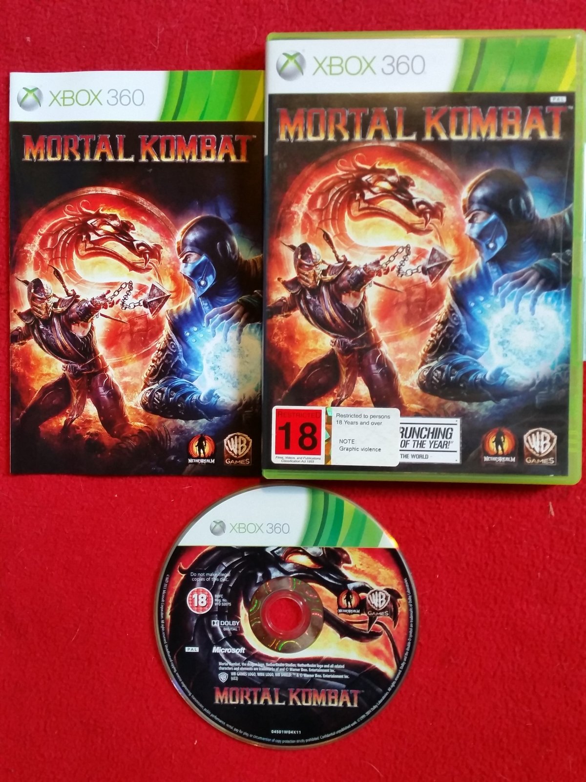 Mortal Kombat - 8.5/10! XBOX360 Game - Xbox 360, Games, Fighting - Level Up Gaming NZ