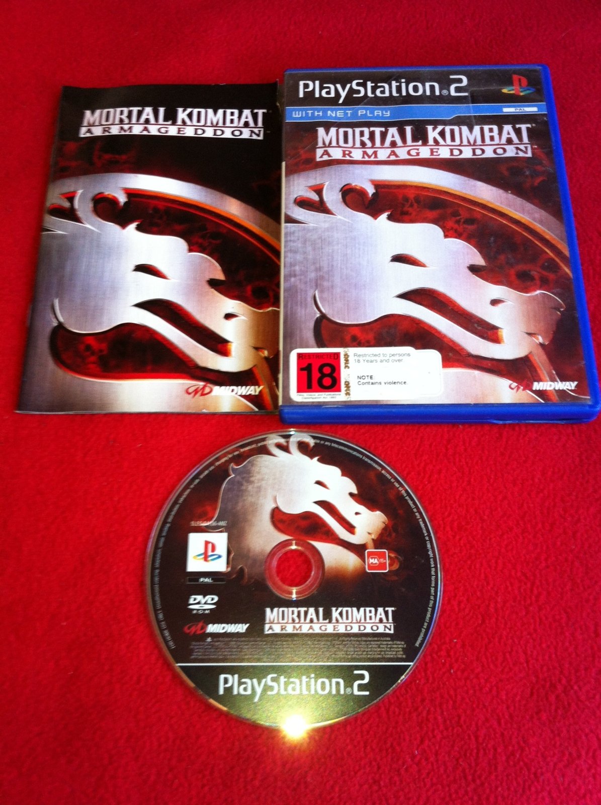 Mortal Kombat Armageddon - RARE PS2 Game - PlayStation 2, Games, Fighting - Level Up Gaming NZ