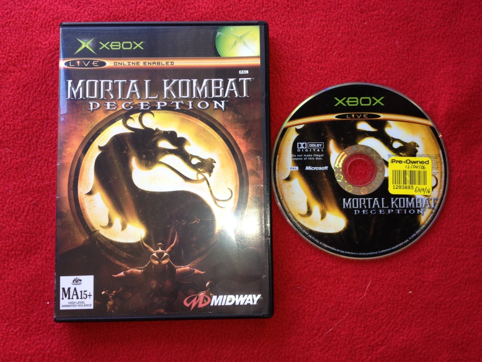 Mortal Kombat: Deception - XBOX Game - Xbox, Games, Fighting - Level Up Gaming NZ