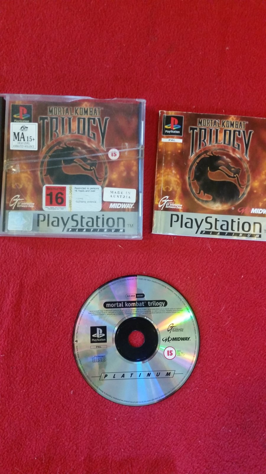 Mortal Kombat Trilogy - PS1 Game - PlayStation, Games, Fighting - Level Up Gaming NZ