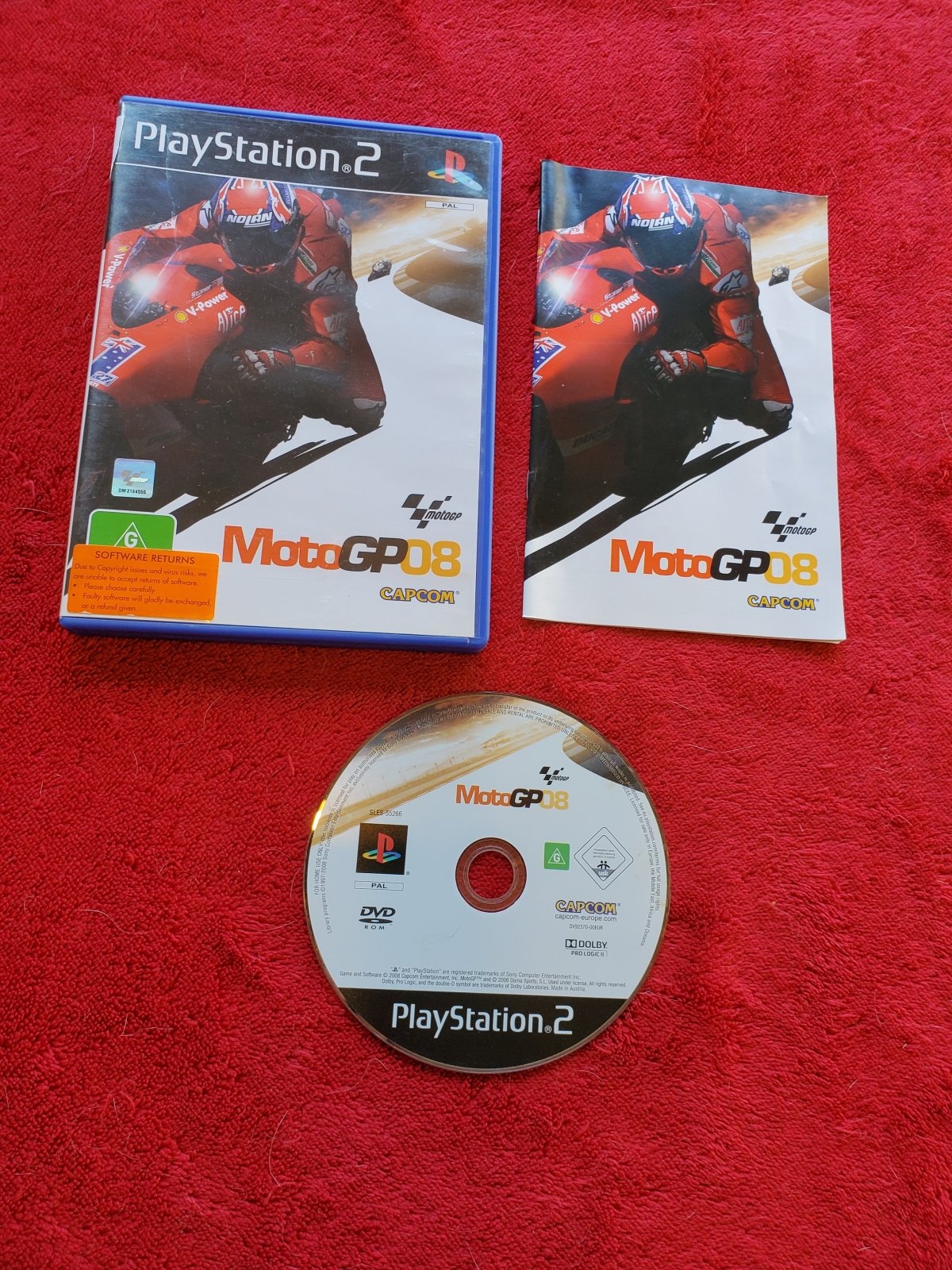 MotoGP 08 - PS2 Game - PlayStation 2, Games, Driving and racing - Level Up Gaming NZ