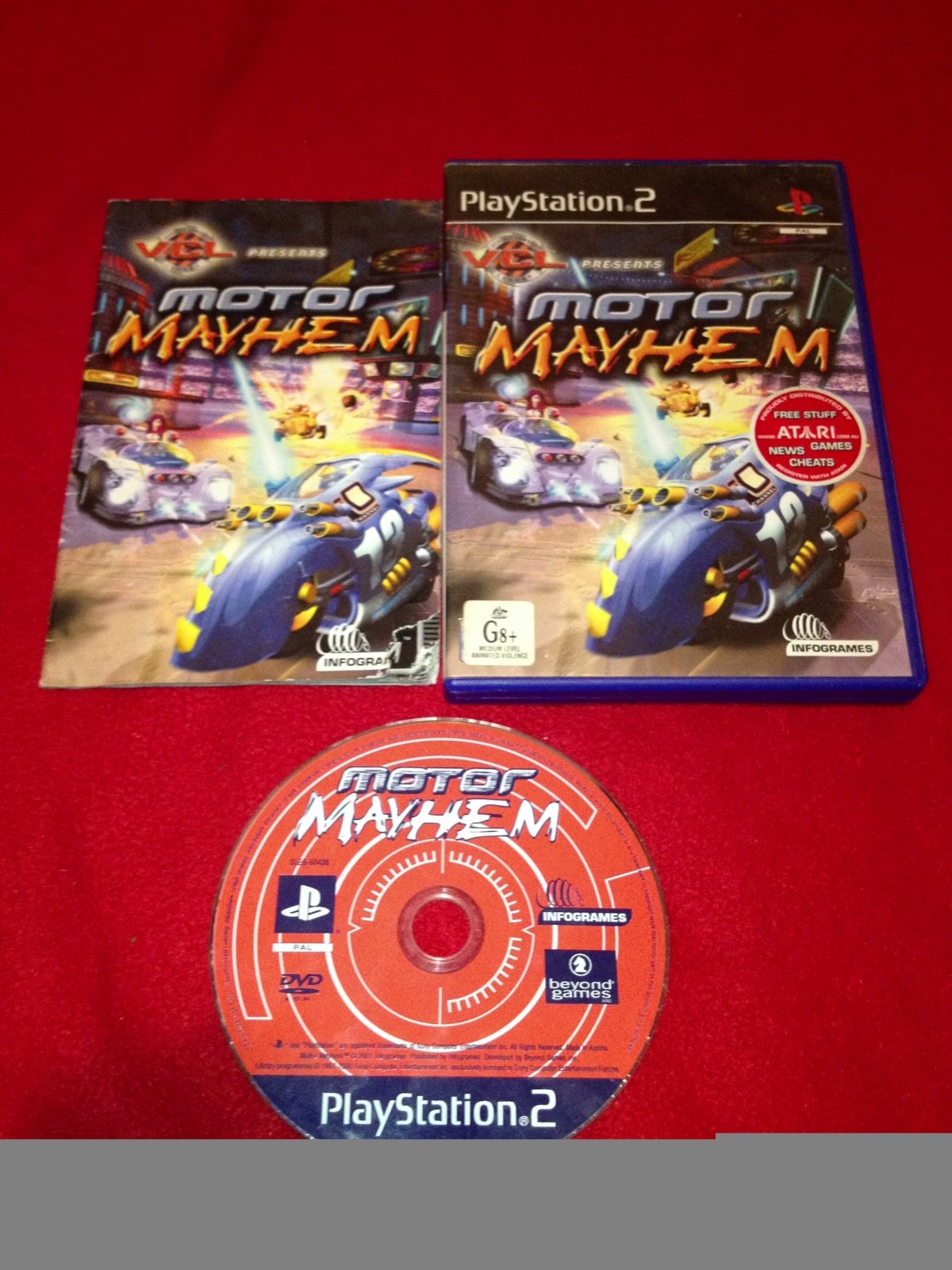 Motor Mayhem - PS2 Game - PlayStation 2, Games, Driving and racing - Level Up Gaming NZ