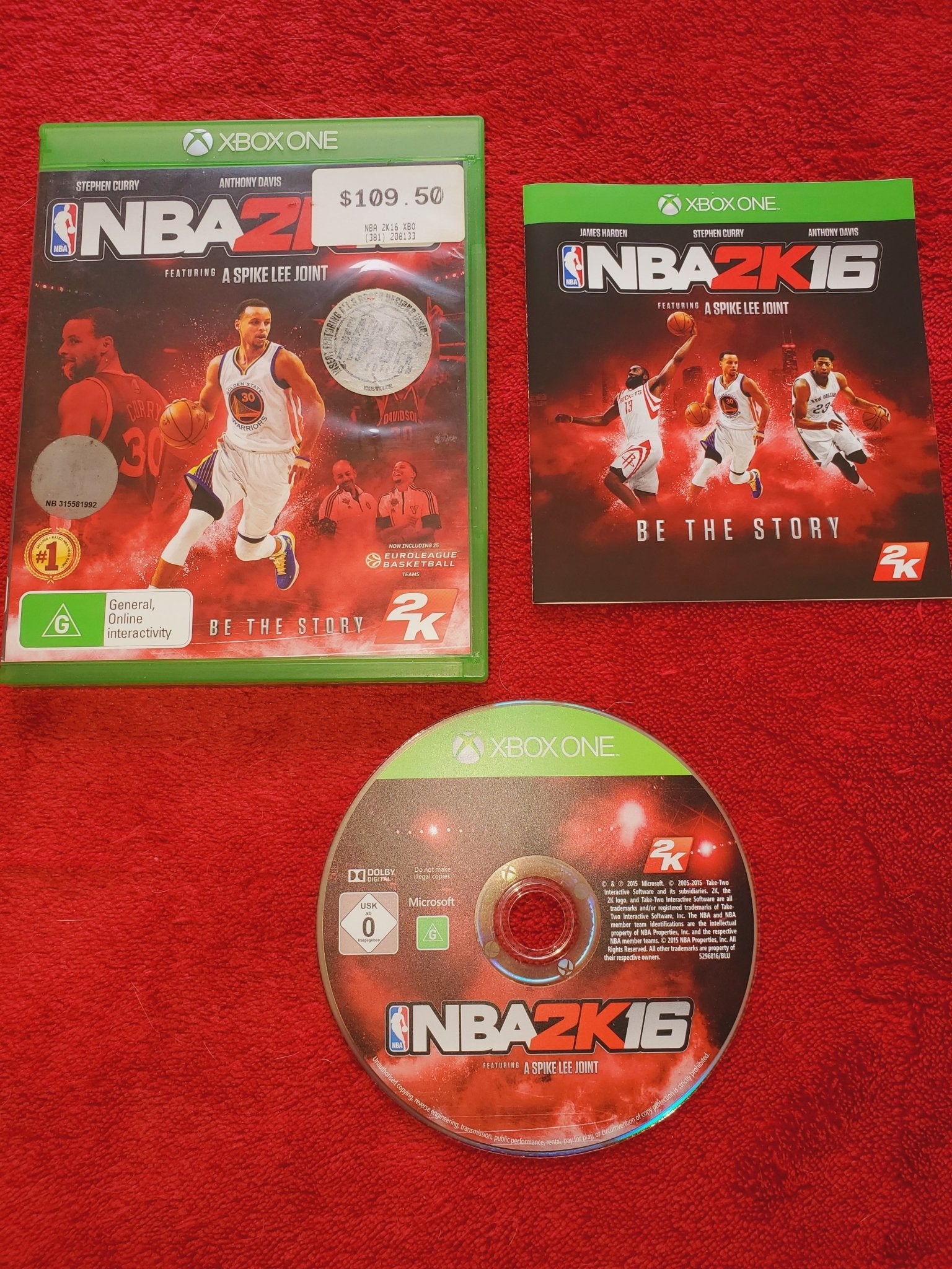 NBA 2K16 - 9/10! Xbox One Game - Xbox One - Xbox One, Games - Level Up Gaming NZ