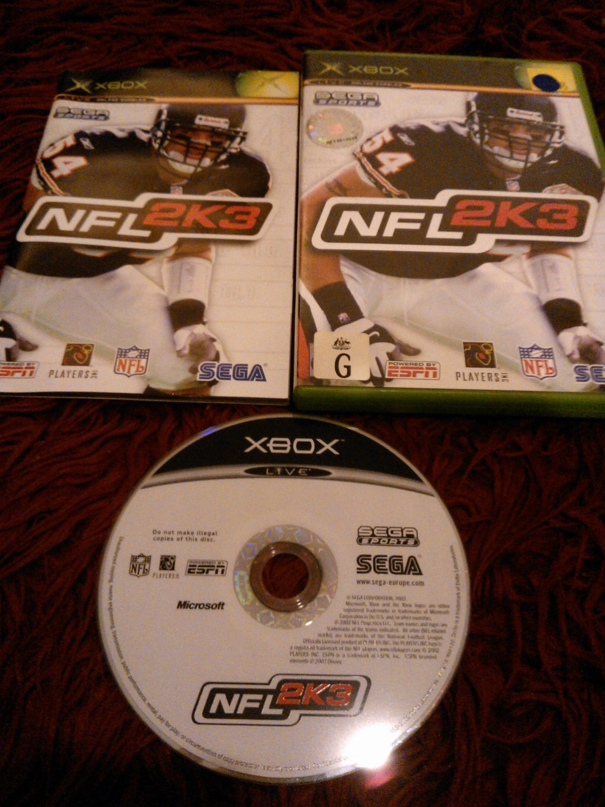 NFL 2K3 - XBOX Game - Xbox, Games, Sports - Level Up Gaming NZ