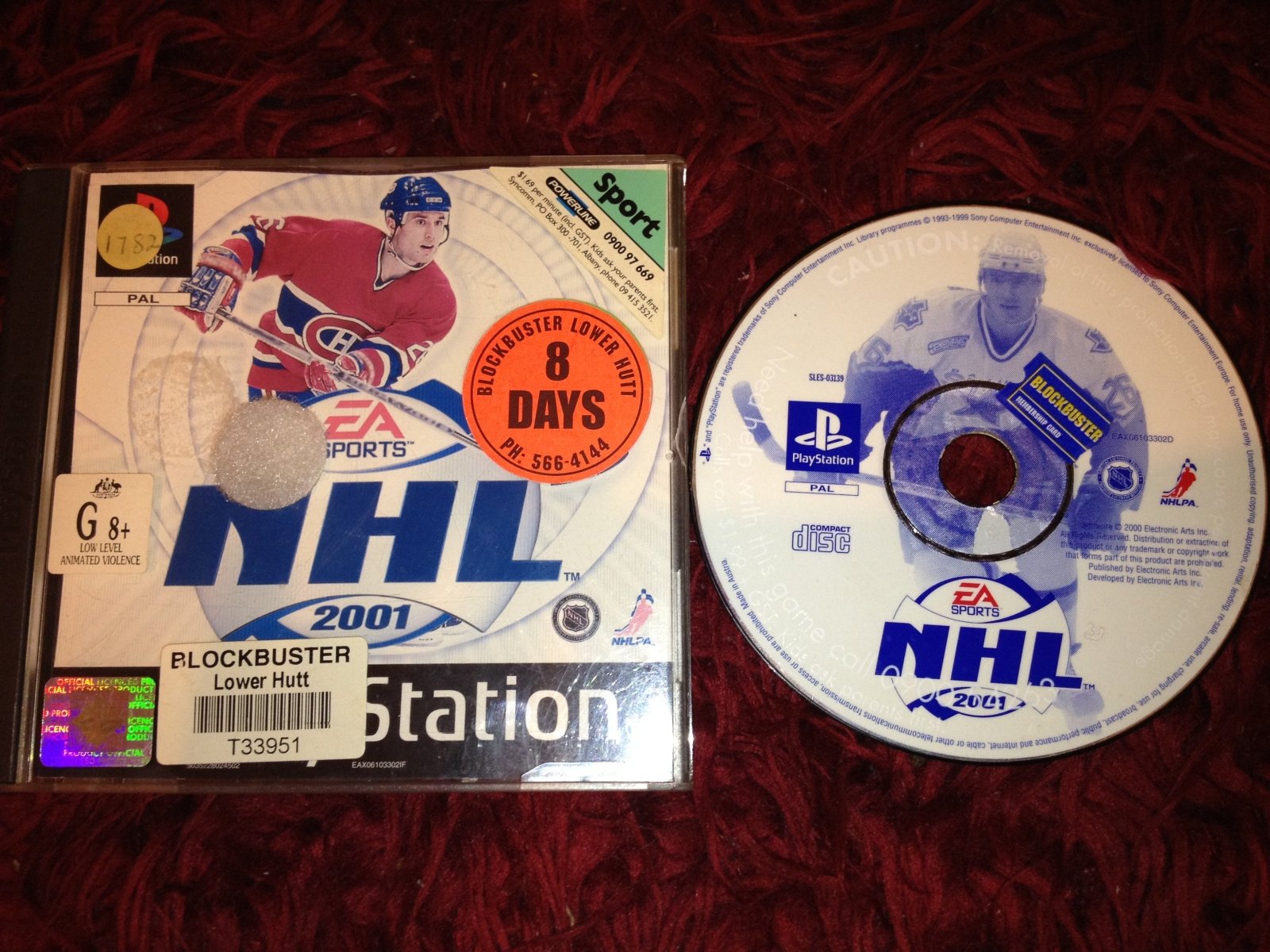 NHL 2001 - PS1 Game - PlayStation, Games, Sports - Level Up Gaming NZ