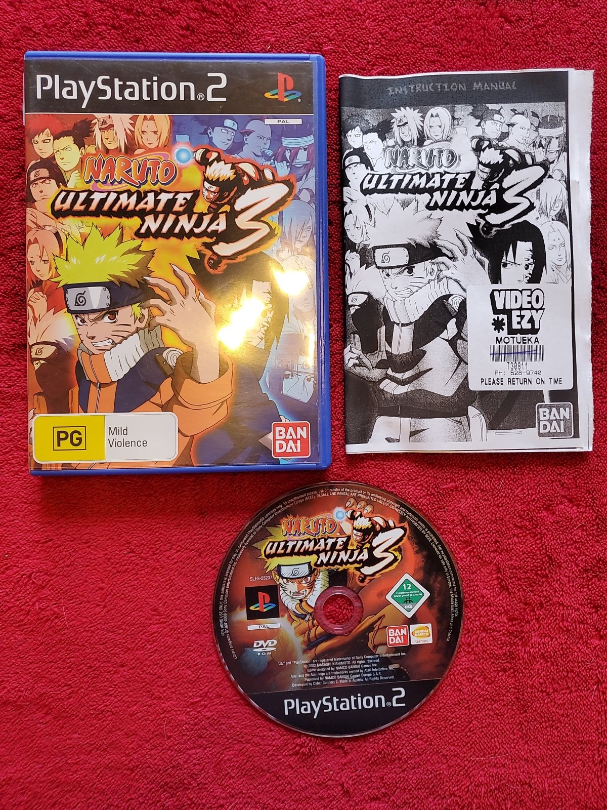 Naruto: Ultimate Ninja 3 - PS2 Game - PlayStation 2, Games, Fighting - Level Up Gaming NZ