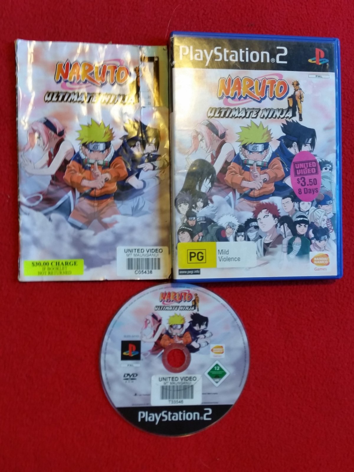 Naruto: Ultimate Ninja - RARE PS2 Game - PlayStation 2, Games, Fighting - Level Up Gaming NZ