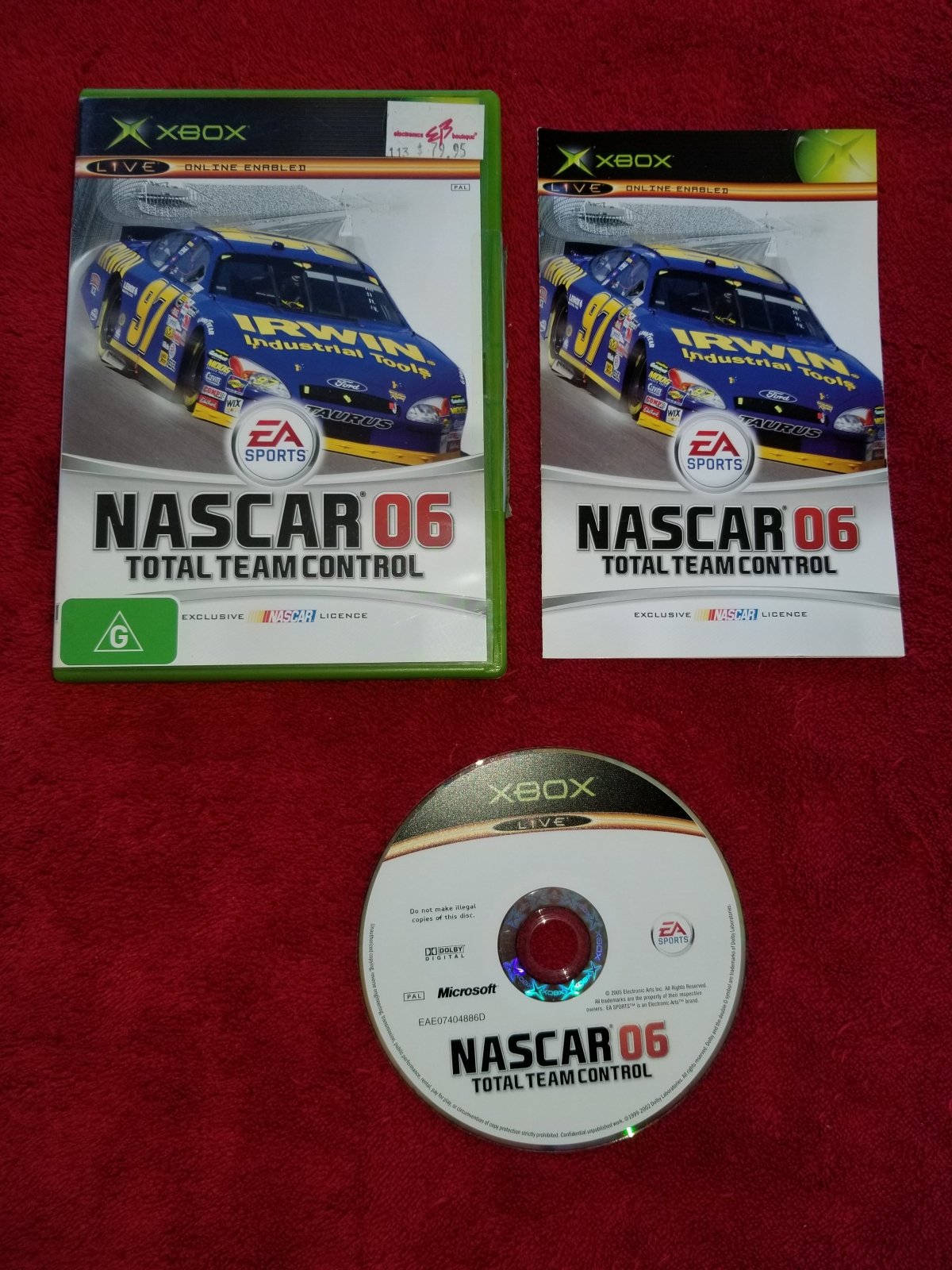 NASCAR 06: Total Team Control - XBOX Game - Xbox, Games, Driving and racing - Level Up Gaming NZ