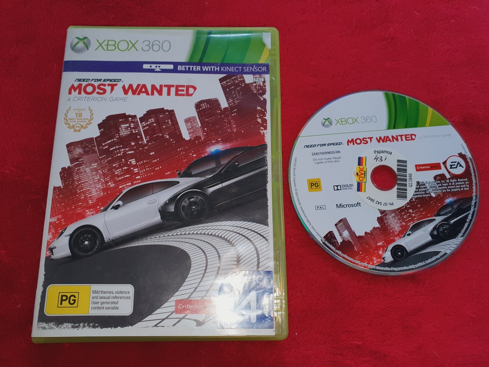 Need For Speed Most Wanted - 9/10 XBOX360 Game - Xbox 360, Games, Driving and racing - Level Up Gaming NZ