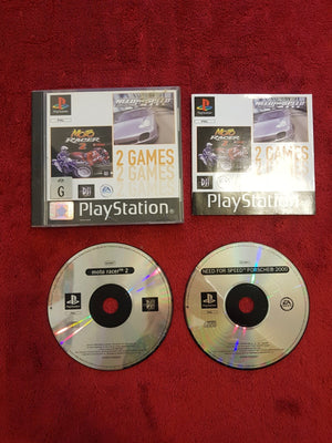 Need for Speed Porsche 2000 and Moto Racer 2 - PS1 Games