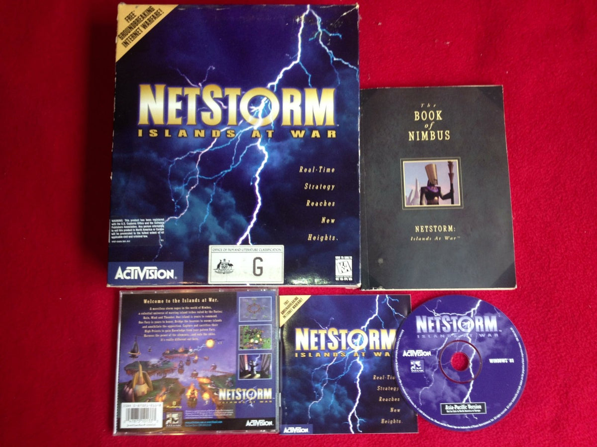 NetStorm: Islands at War * RARE + BOXED PC GAME - PC games, Strategy and puzzle - Level Up Gaming NZ