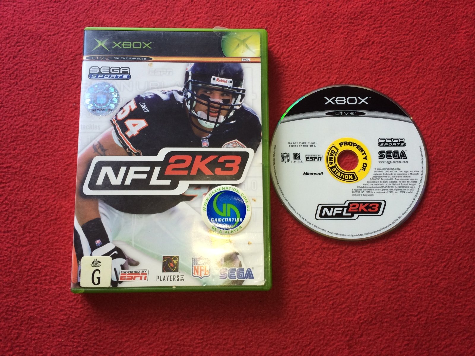 NFL 2k3 - 9.6/10! XBOX Game - Xbox, Games, Sports - Level Up Gaming NZ