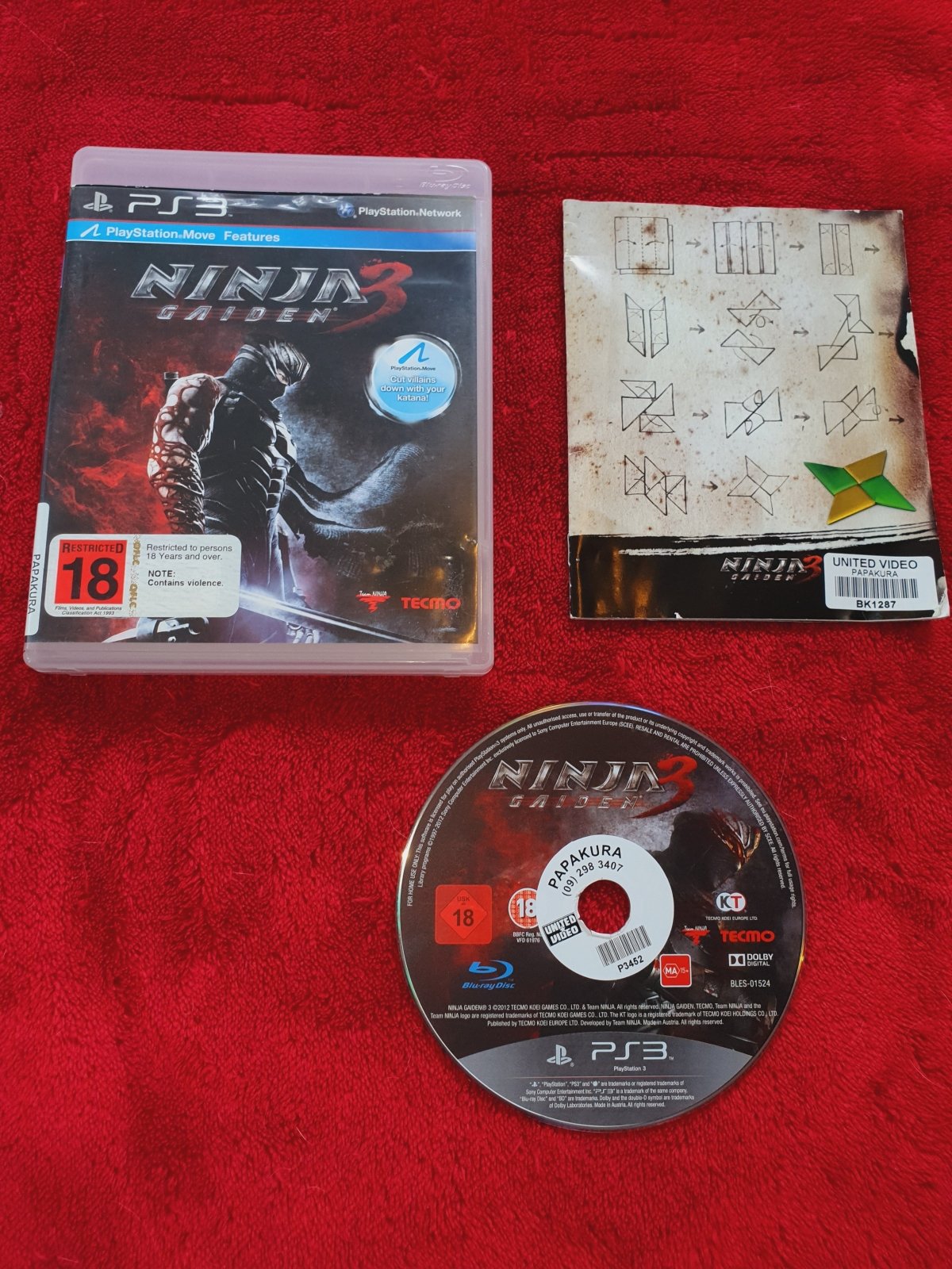 Ninja Gaiden 3 - PS3 Game - PlayStation 3, Games, Action and adventure - Level Up Gaming NZ