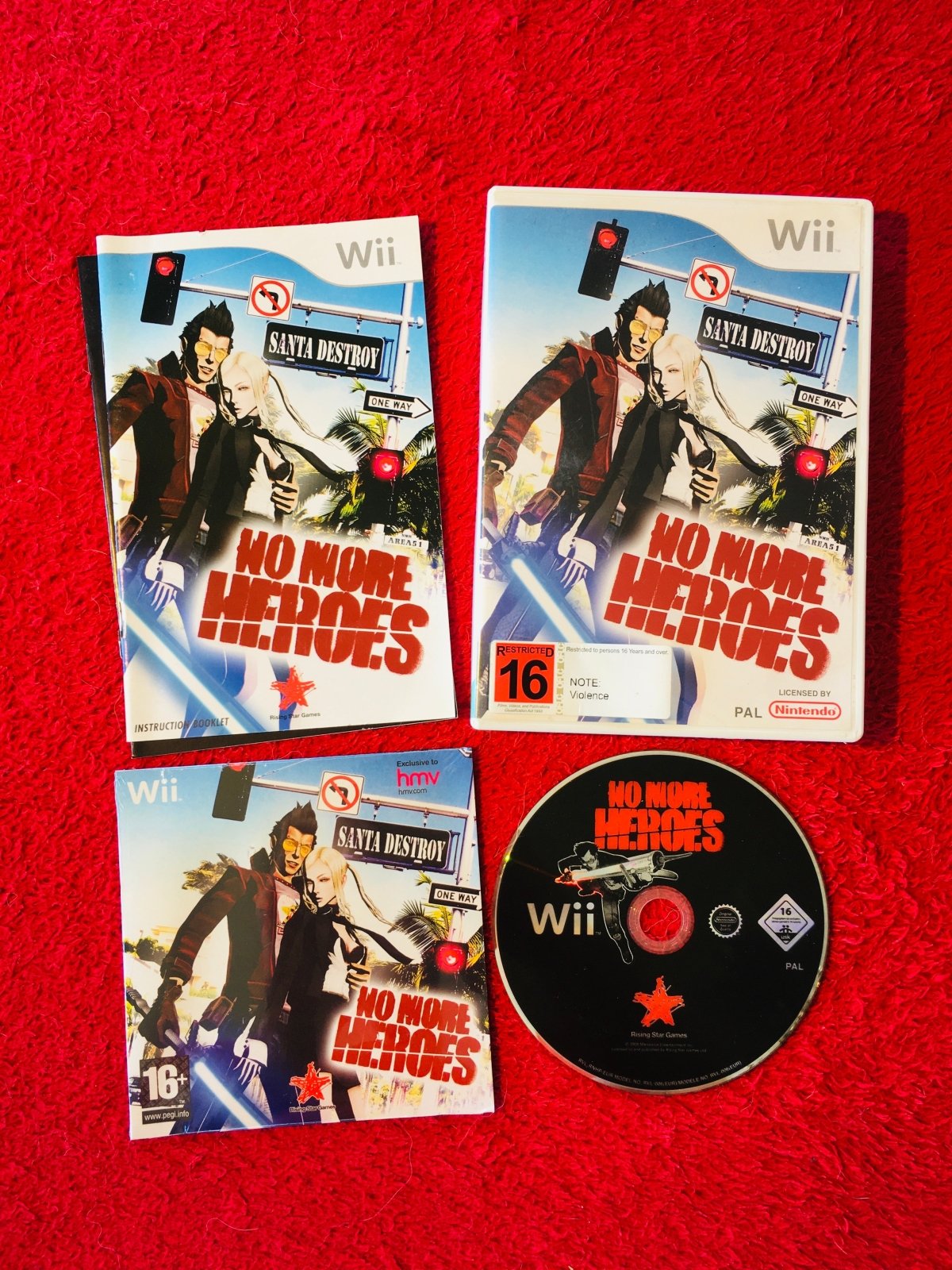 No More Heroes - 9/10! Wii Game - Wii Games - Level Up Gaming NZ