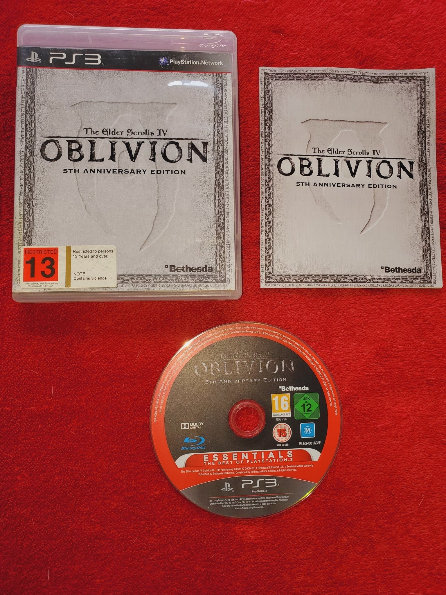 Oblivion - 5th Anniversary Edition - PS3 Game - PlayStation 3, Games, Role playing - Level Up Gaming NZ