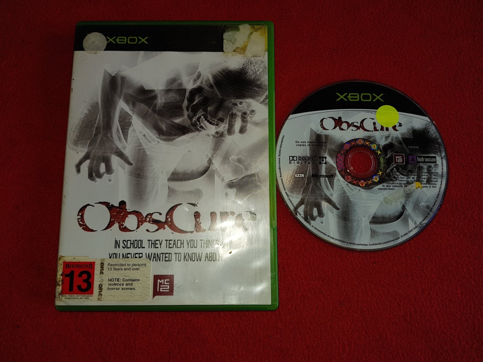 Obscure - HORROR XBOX Game - Xbox, Games, Action and adventure - Level Up Gaming NZ