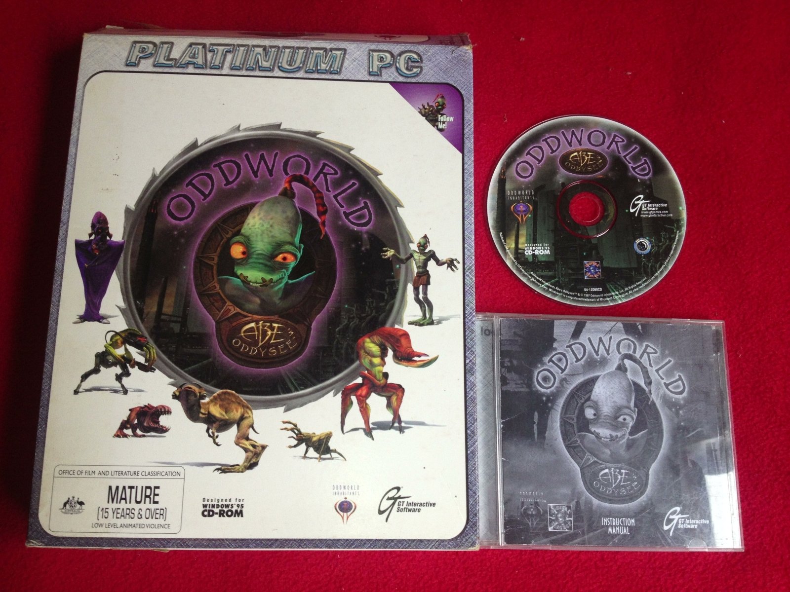 Oddworld: Abe's Oddysee - RARE + BOXED PC Game - PC games, Action and adventure - Level Up Gaming NZ
