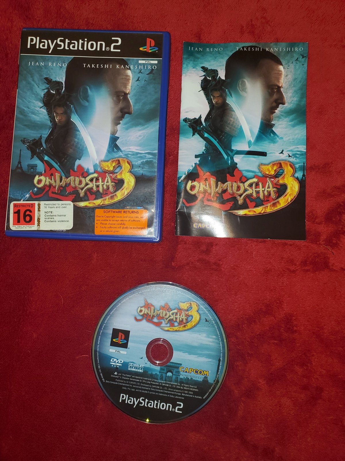Onimusha 3 - 9/10! PS2 Game - PlayStation 2, Games, Action and adventure - Level Up Gaming NZ