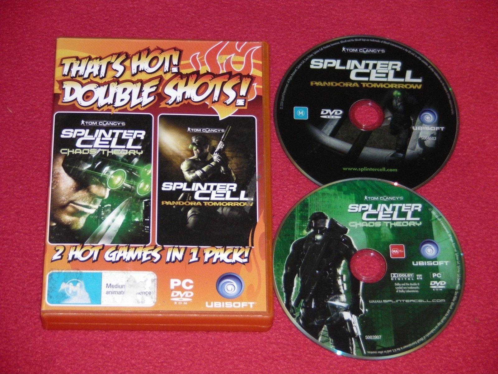 Splinter Cell Chaos Theory AND Pandora Tomorrow - PC games, Action and adventure - Level Up Gaming NZ